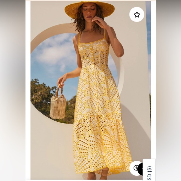 Brand new yellow sun dress - Picture 3 of 5